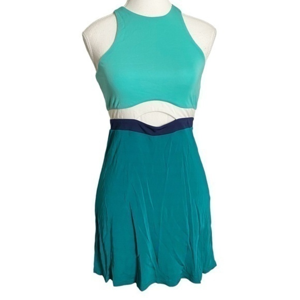 Staud Madonna Colorblock Mini Dress